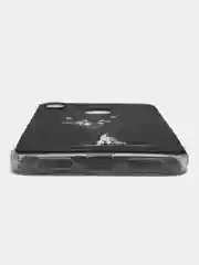 Серый меланж силиконовый чехол на Xiaomi Redmi Note 7 / Сяоми Редми Нот 7 прозрачный, с рисунком
