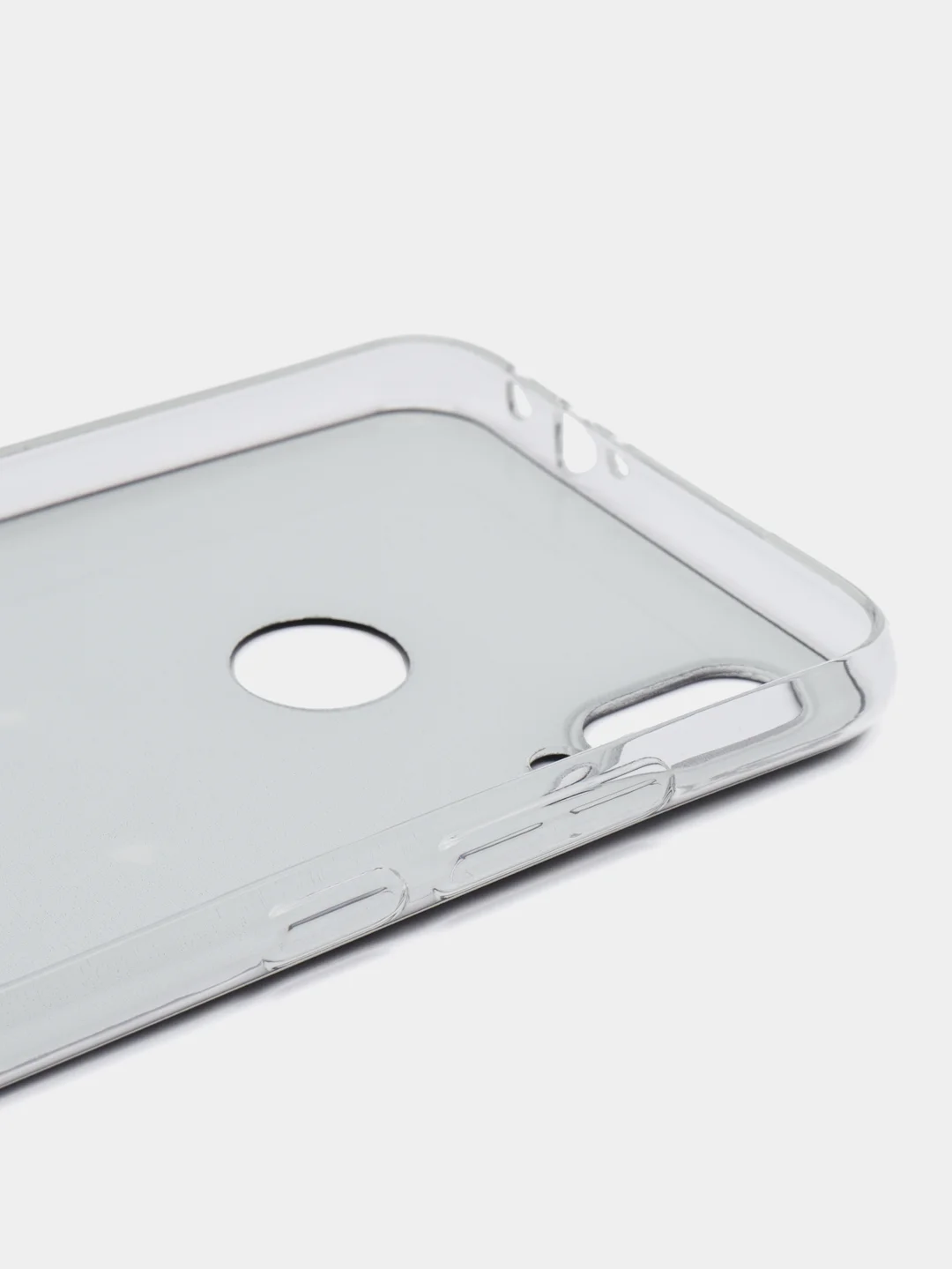Серый меланж силиконовый чехол на Xiaomi Redmi Note 7 / Сяоми Редми Нот 7 прозрачный, с рисунком