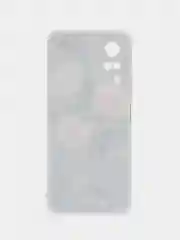 Кораллово-розовый силиконовый чехол на Vivo Y31/Y53s 4G / Виво Y31 прозрачный, с рисунком, защита камеры