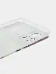 Серый металлик силиконовый чехол на Infinix HOT 11S NFC / Инфиникс Хот 11S NFC прозрачный, с рисунком