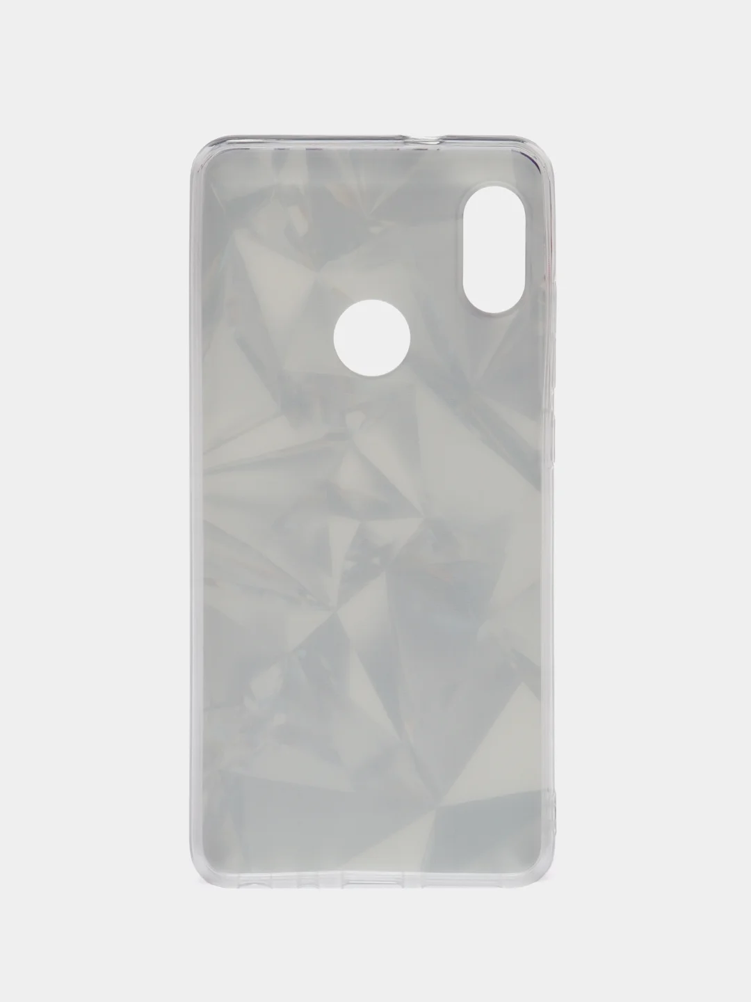 Серый металлик чехол на Xiaomi Redmi Note 5/Note 5 Pro / Сяоми Редми Нот 5/5 Про прозрачный, с рисунком