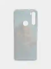 Светло-коричневый силиконовый чехол на Xiaomi Redmi Note 8T / Сяоми Редми Нот 8T прозрачный, с рисунком