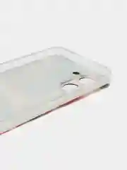 Кремовый силиконовый чехол на Realme C33 / Реалми С33 прозрачный, с рисунком, защита камеры