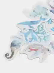 Голубой набор наклеек для творчества