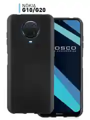 Чехол ROSCO для Nokia G20 и G10 матовый силиконовый тонкий, бортик вокруг камер