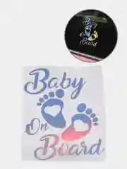 Прозрачный наклейки на авто "Ребенок на борту"