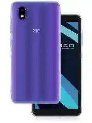 Прозрачный чехол для ZTE Blade A3 2020 с бортиком и защитой от прилипания чехла к смартфону