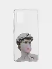 Алый силиконовый чехол для Samsung Galaxy A32 4G, с принтом, с рисунком (Самсунг Галакси А32)