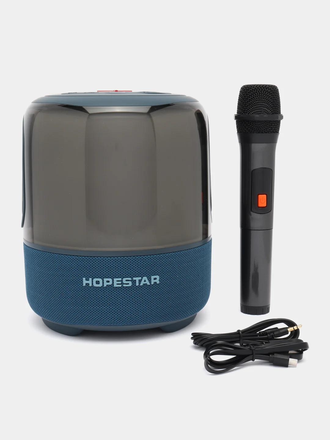 Синий меланж портативная беспроводная колонка Hopestar SC 01