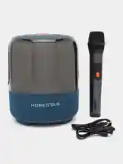 Синий меланж портативная беспроводная колонка Hopestar SC 01