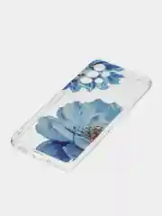 Лазурный чехол на Samsung Galaxy A33 5G / Галакси А33 5G прозрачный, с рисунком, защита камеры