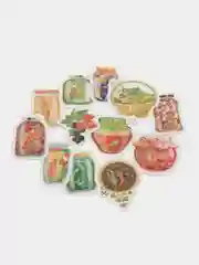 Лайм набор наклеек для творчества с золотым тиснением