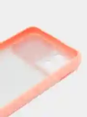 Розовый чехол для Realme C11 (Реалми С11) со шторкой для защиты камеры, прозрачный, матовый