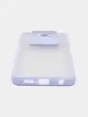 Лавандовый чехол для Poco X3, Poco X3 Pro (Поко Х3) со шторкой для защиты камеры, прозрачный, матовый