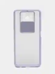 Лавандовый чехол для Poco X3, Poco X3 Pro (Поко Х3) со шторкой для защиты камеры, прозрачный, матовый