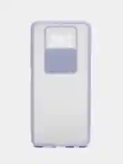 Лавандовый чехол для Poco X3, Poco X3 Pro (Поко Х3) со шторкой для защиты камеры, прозрачный, матовый