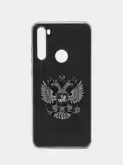 Приглушённый хаки силиконовый чехол на Xiaomi Redmi Note 8T / Сяоми Редми Нот 8T прозрачный, с рисунком