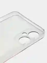 Светло-бежевый чехол на Tecno Spark 9 Pro / Текно Спарк 9 Про прозрачный, с рисунком, защита камеры