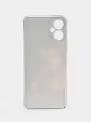 Светло-бежевый чехол на Tecno Spark 9 Pro / Текно Спарк 9 Про прозрачный, с рисунком, защита камеры
