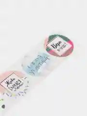 Розовый набор круглых наклеек, диаметр 4 см