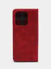 Красный чехол-книжка GQ для Infinix Smart 7, из высококачественной искусственной кожи