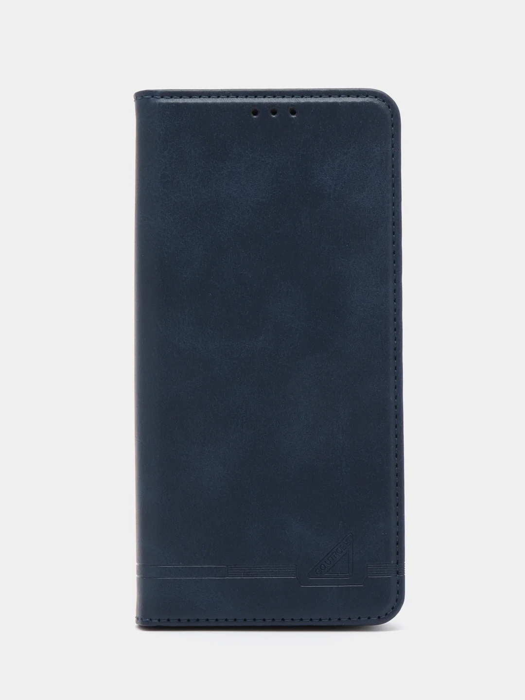 Синий чехол-книжка GQ для Infinix Smart 7, из высококачественной искусственной кожи