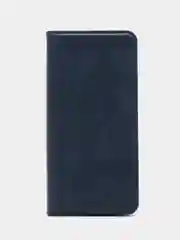 Синий чехол-книжка GQ для Infinix Smart 7, из высококачественной искусственной кожи