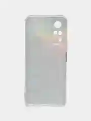 Пурпурный силиконовый чехол на Vivo Y31/Y53s 4G / Виво Y31 прозрачный, с рисунком, защита камеры