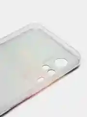 Пурпурный силиконовый чехол на Vivo Y31/Y53s 4G / Виво Y31 прозрачный, с рисунком, защита камеры