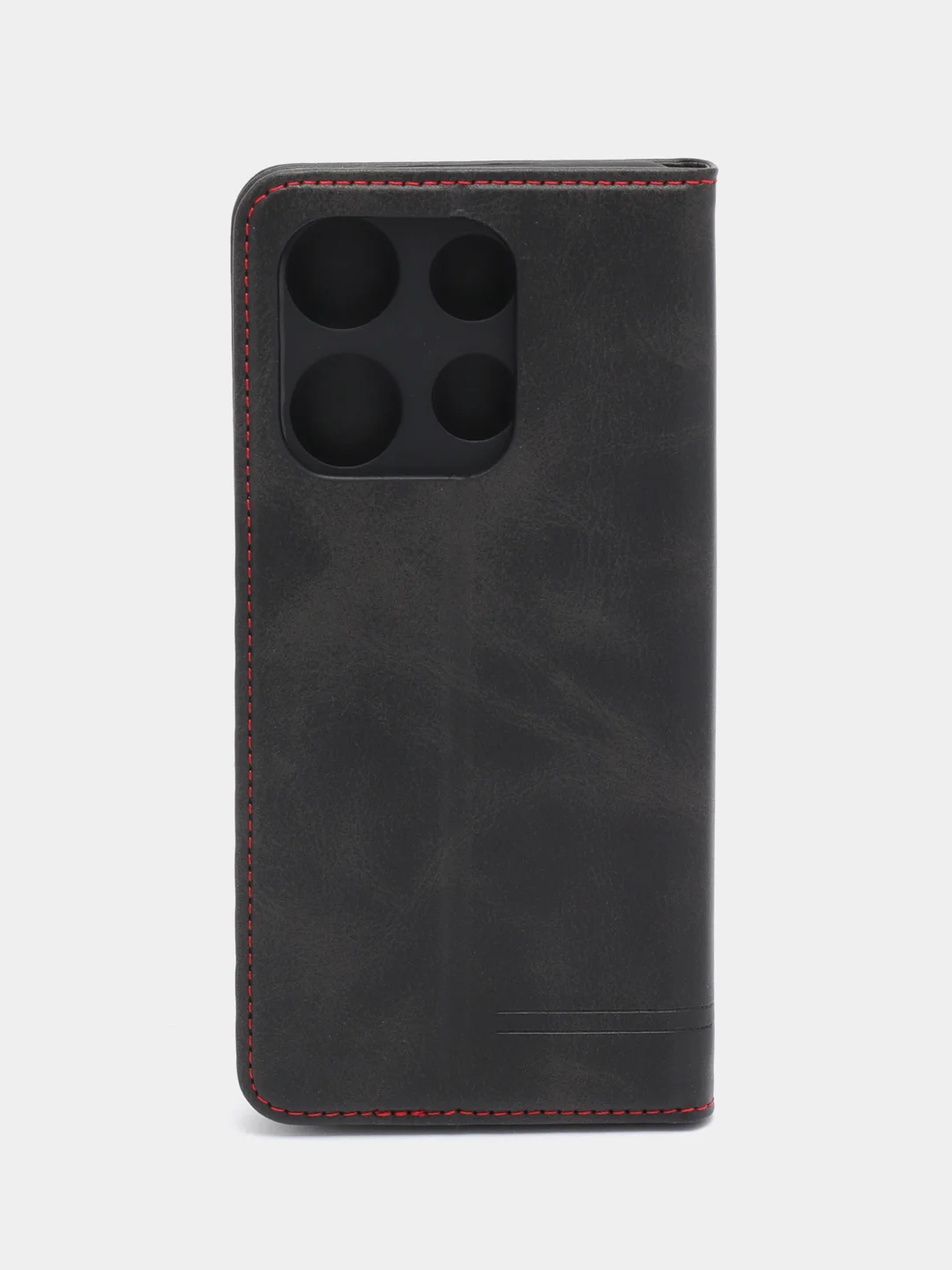 Черный чехол-книжка GQ для Infinix Smart 7, из высококачественной искусственной кожи