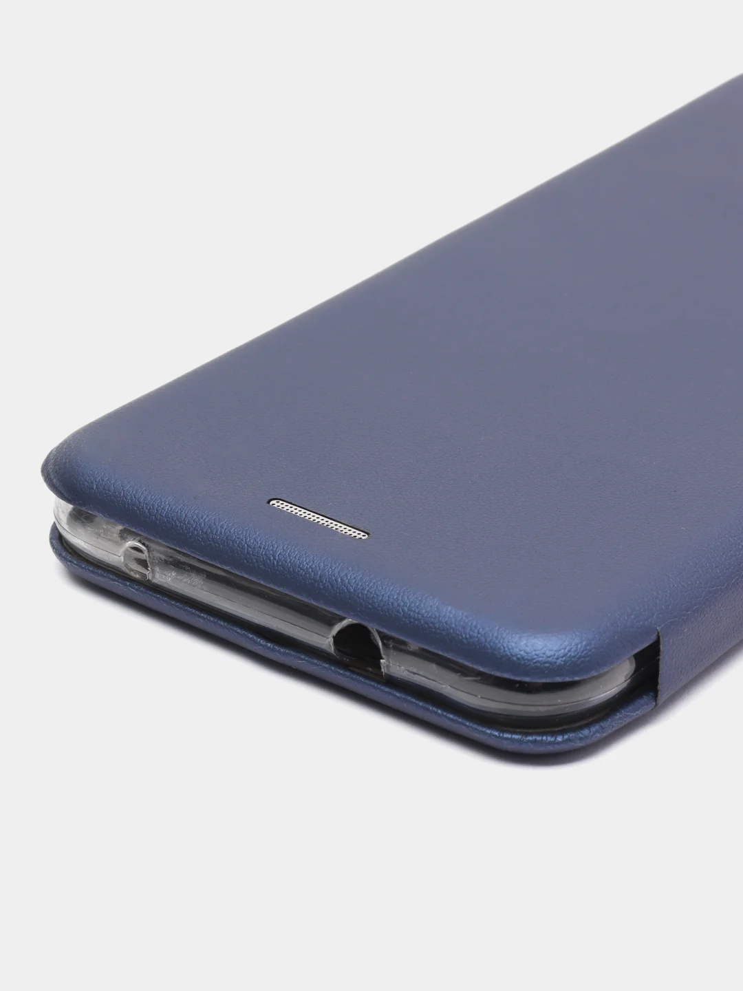 Синий чехол-книжка для Samsung Galaxy A11, экокожа (Самсунг А11)