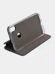 Синий чехол-книжка для Samsung Galaxy A11, экокожа (Самсунг А11)