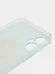 Светло-коричневый чехол на Tecno Spark 9 Pro / Текно Спарк 9 Про прозрачный, с рисунком, защита камеры