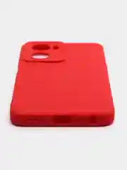 Красный чехол для Oppo A57 (4G), Oppo A57S (Оппо А57/Оппо А 57S), силиконовый, матовый