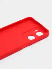 Красный чехол для Oppo A57 (4G), Oppo A57S (Оппо А57/Оппо А 57S), силиконовый, матовый