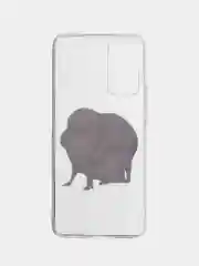 Бежевый силиконовый чехол на Infinix HOT 11S NFC / Инфиникс Хот 11S NFC прозрачный, с рисунком