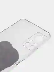 Бежевый силиконовый чехол на Infinix HOT 11S NFC / Инфиникс Хот 11S NFC прозрачный, с рисунком