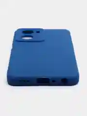 Синий чехол для Oppo A57 (4G), Oppo A57S (Оппо А57/Оппо А 57S), силиконовый, матовый