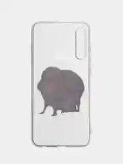Бежевый силиконовый чехол на Xiaomi Redmi Note 8T / Сяоми Редми Нот 8T прозрачный, с рисунком