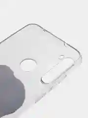 Бежевый силиконовый чехол на Xiaomi Redmi Note 8T / Сяоми Редми Нот 8T прозрачный, с рисунком