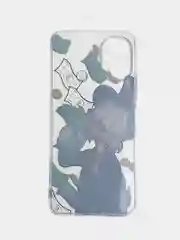 Лесной зеленый чехол на Tecno Spark 9 Pro / Текно Спарк 9 Про прозрачный, с рисунком, защита камеры
