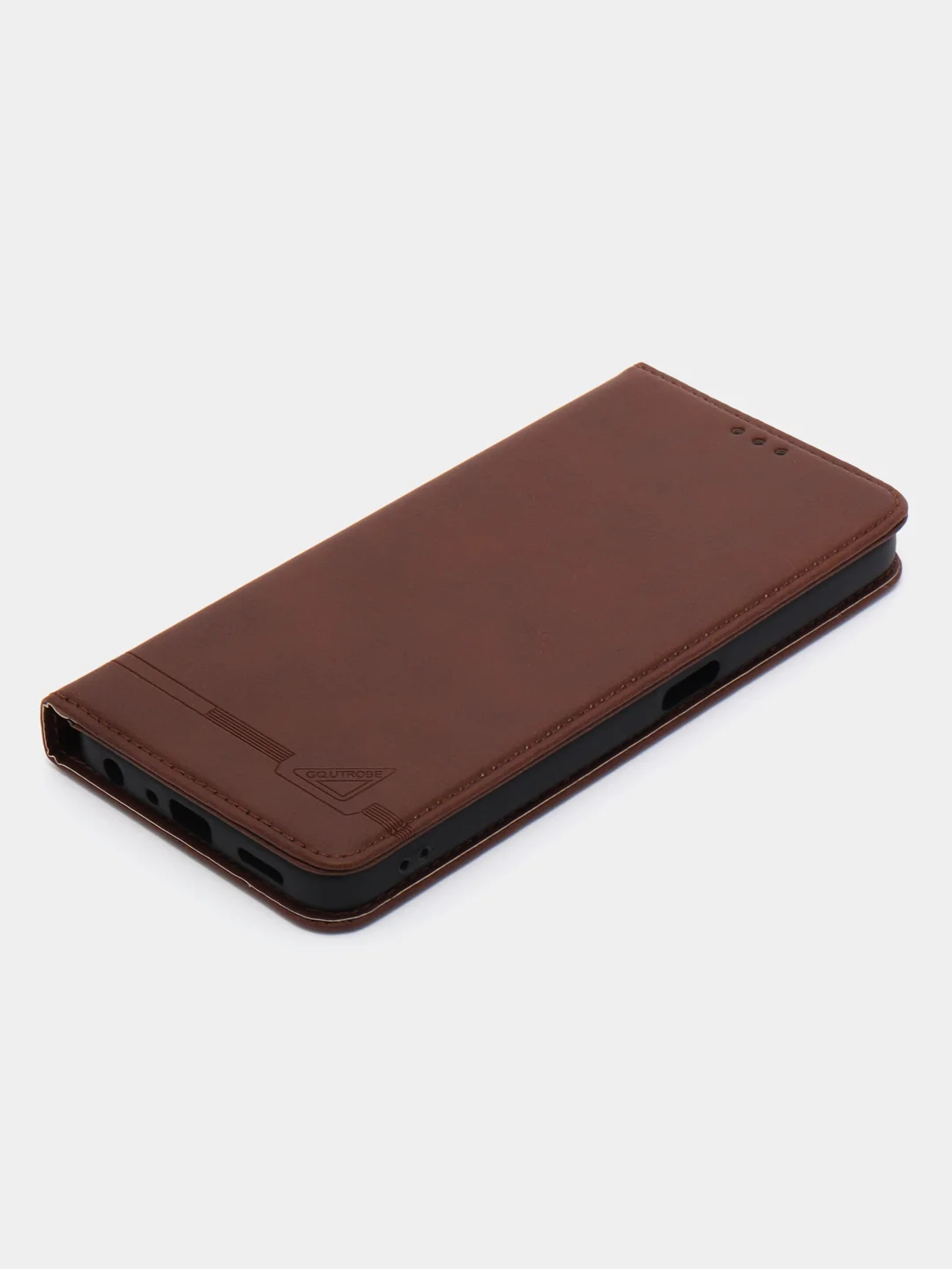 Коричневый чехол-книжка GQ для Oppo A57 4G / Oppo A57S / Oppo A77 4G / Oppo A77S / Оппо А57, из кожи