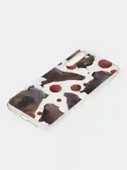 Терракотовый силиконовый чехол на Xiaomi Redmi Note 8T / Сяоми Редми Нот 8T прозрачный, с рисунком