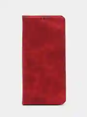 Красный чехол-книжка GQ для Oppo A57 4G / Oppo A57S / Oppo A77 4G / Oppo A77S / Оппо А57, из кожи