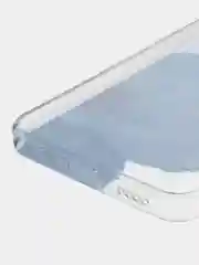 Лазурный силиконовый чехол на Realme C33 / Реалми С33 прозрачный, с рисунком, защита камеры