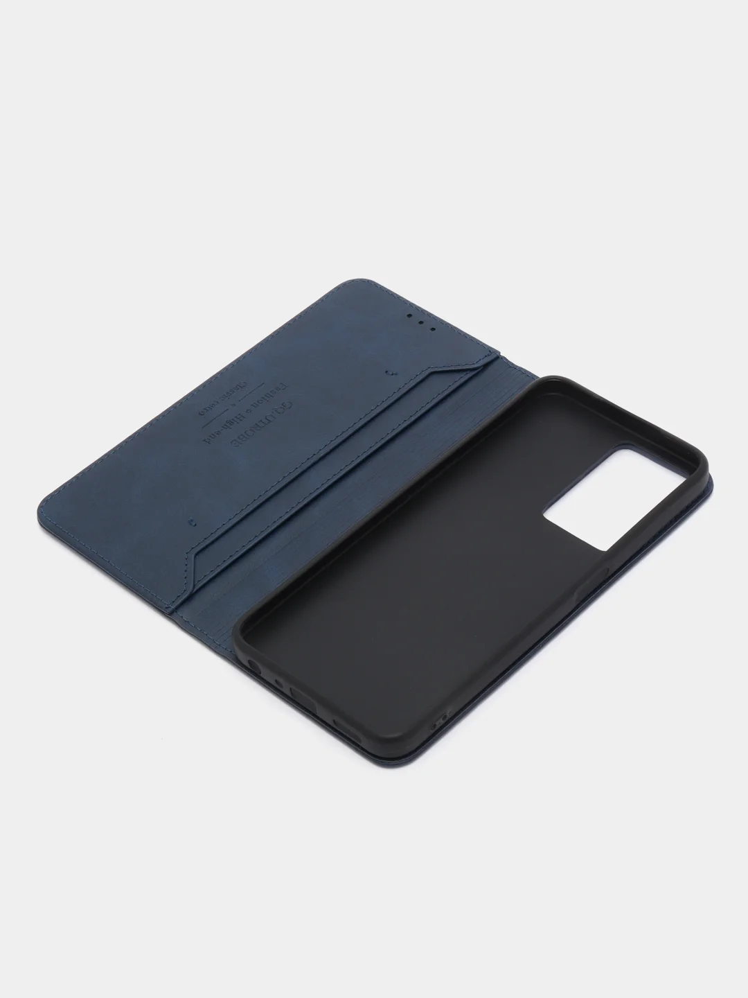 Синий чехол-книжка GQ для Oppo A57 4G / Oppo A57S / Oppo A77 4G / Oppo A77S / Оппо А57, из кожи