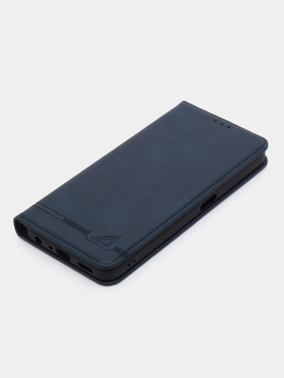 Синий чехол-книжка GQ для Oppo A57 4G / Oppo A57S / Oppo A77 4G / Oppo A77S / Оппо А57, из кожи