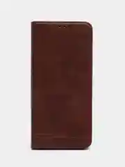 Коричневый чехол-книжка GQ для Infinix Smart 6 Plus (Инфиникс Смарт 6 Плюс), из искусственной кожи