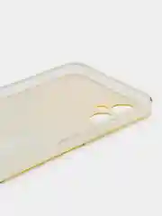 Горчичный чехол на Tecno Spark 9 Pro / Текно Спарк 9 Про прозрачный, с рисунком, защита камеры