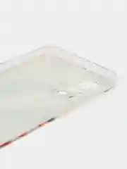 Золотой силиконовый чехол на Infinix HOT 11S NFC / Инфиникс Хот 11S NFC прозрачный, с рисунком